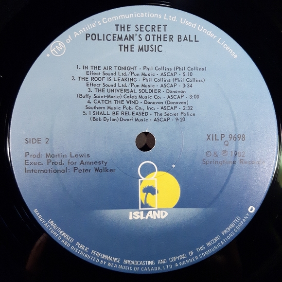 The Secret Policeman's Other Ball - 1982 - Vinyl LP Record - Picture 6 of 6